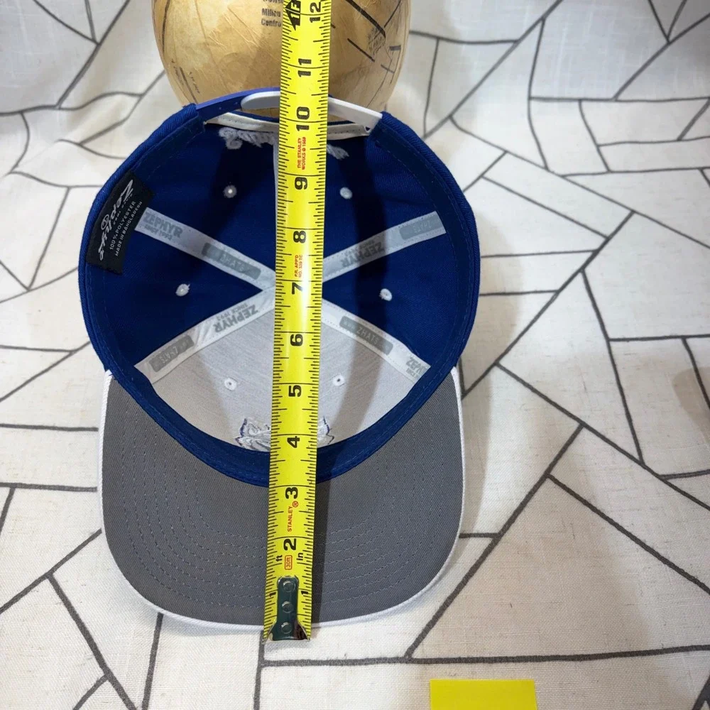 Zephyr Saint Louis Billikens Hat OSFA Blue White Snapback Mascot Logo Cap‎